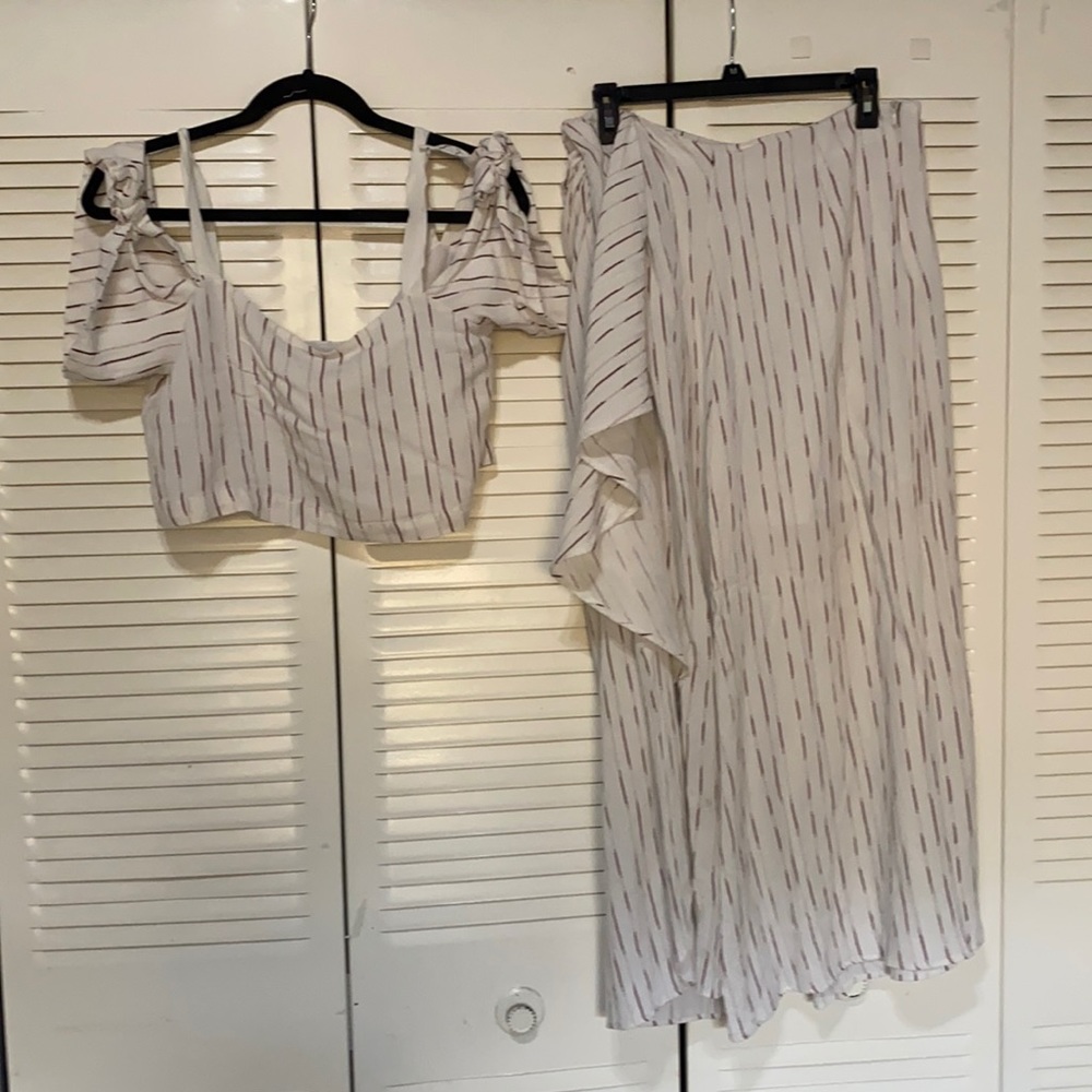 Bishop & Young Crop & Maxi Skirt Set